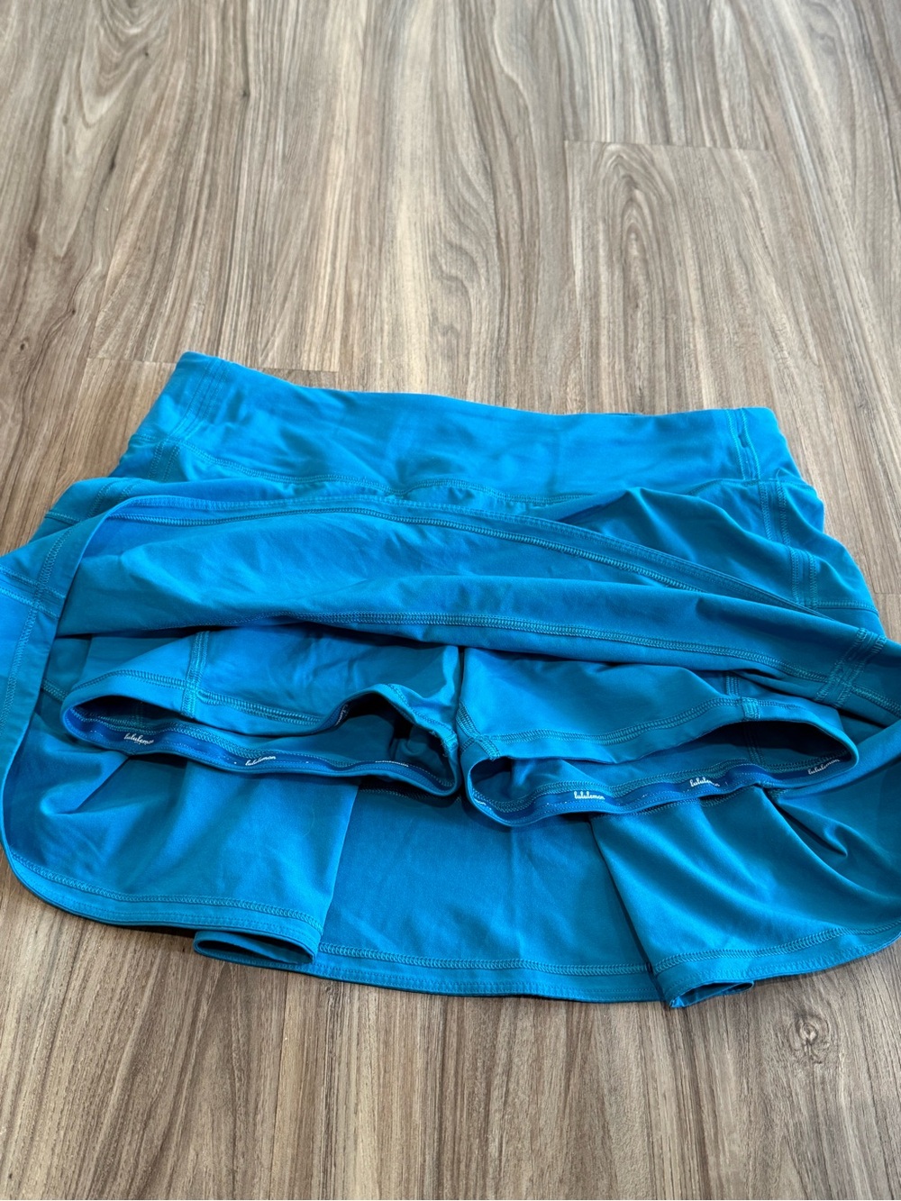 lululemon athletica Pace Rival Mid-Rise Turquoise Athletic Skort - Picture 9 of 9